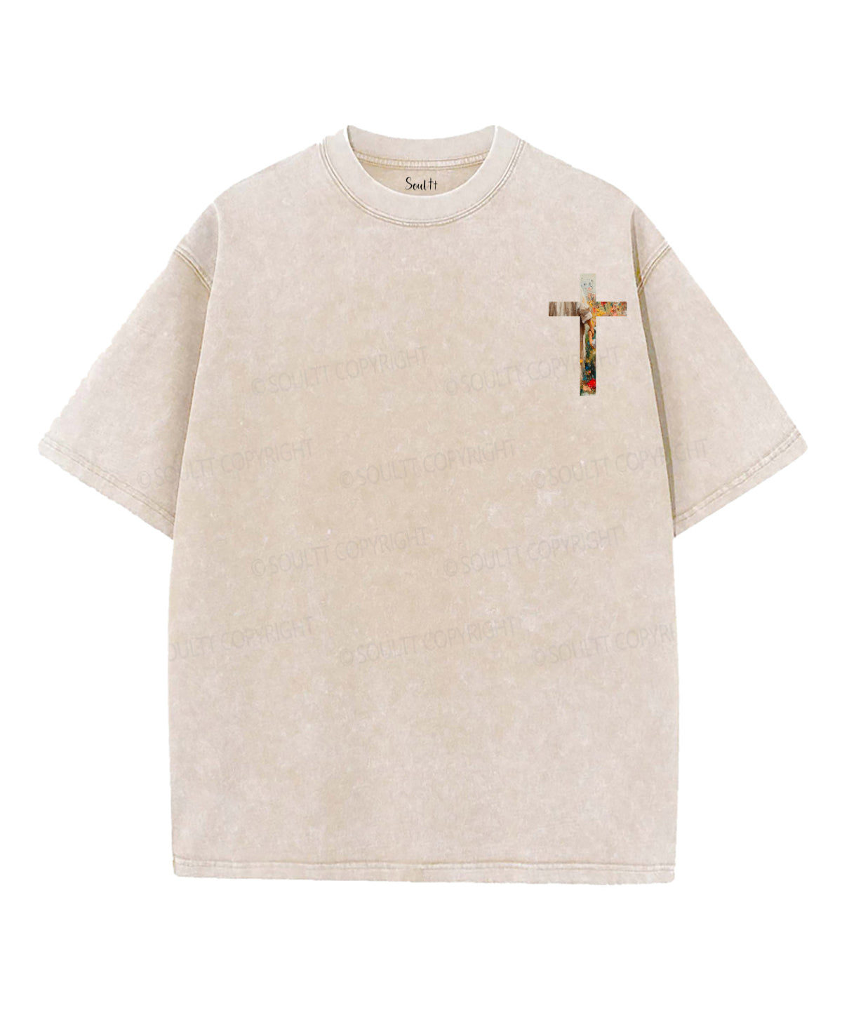 The Lord Will Guide You Double Sided Unisex Washed Christian T-shirt Hoodie, Sweatshirt | CiraTrend.com (Image 2)