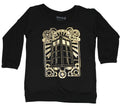Doctor Who Girls Juniors Light Pullover Shirt - Silver Foil Call Box Design Hoodie, Sweatshirt | CiraTrend.com