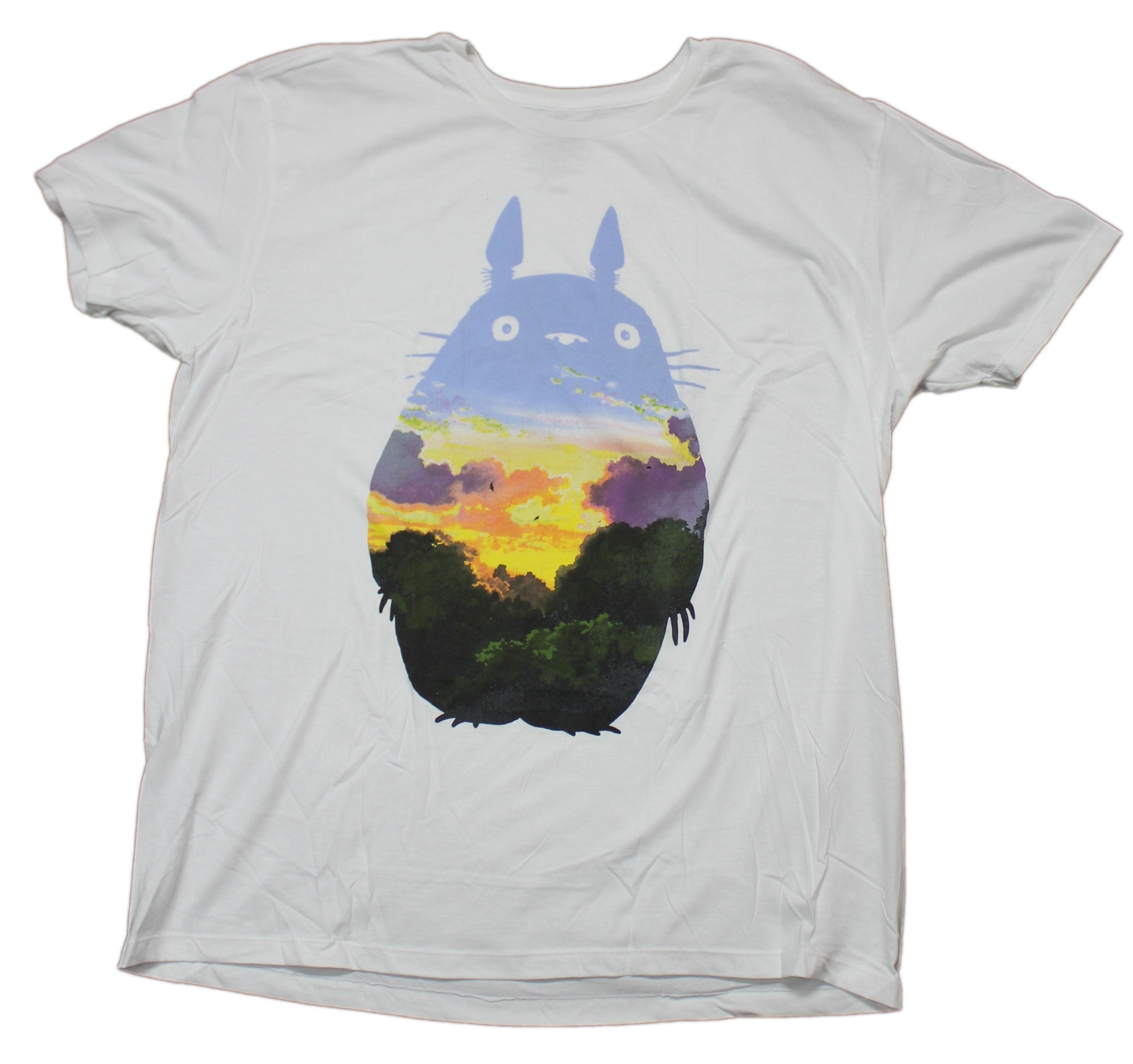 My Neighbor Totoro Mens T-Shirt - Sunset Sky Filled Totoro Hoodie, Sweatshirt | CiraTrend.com