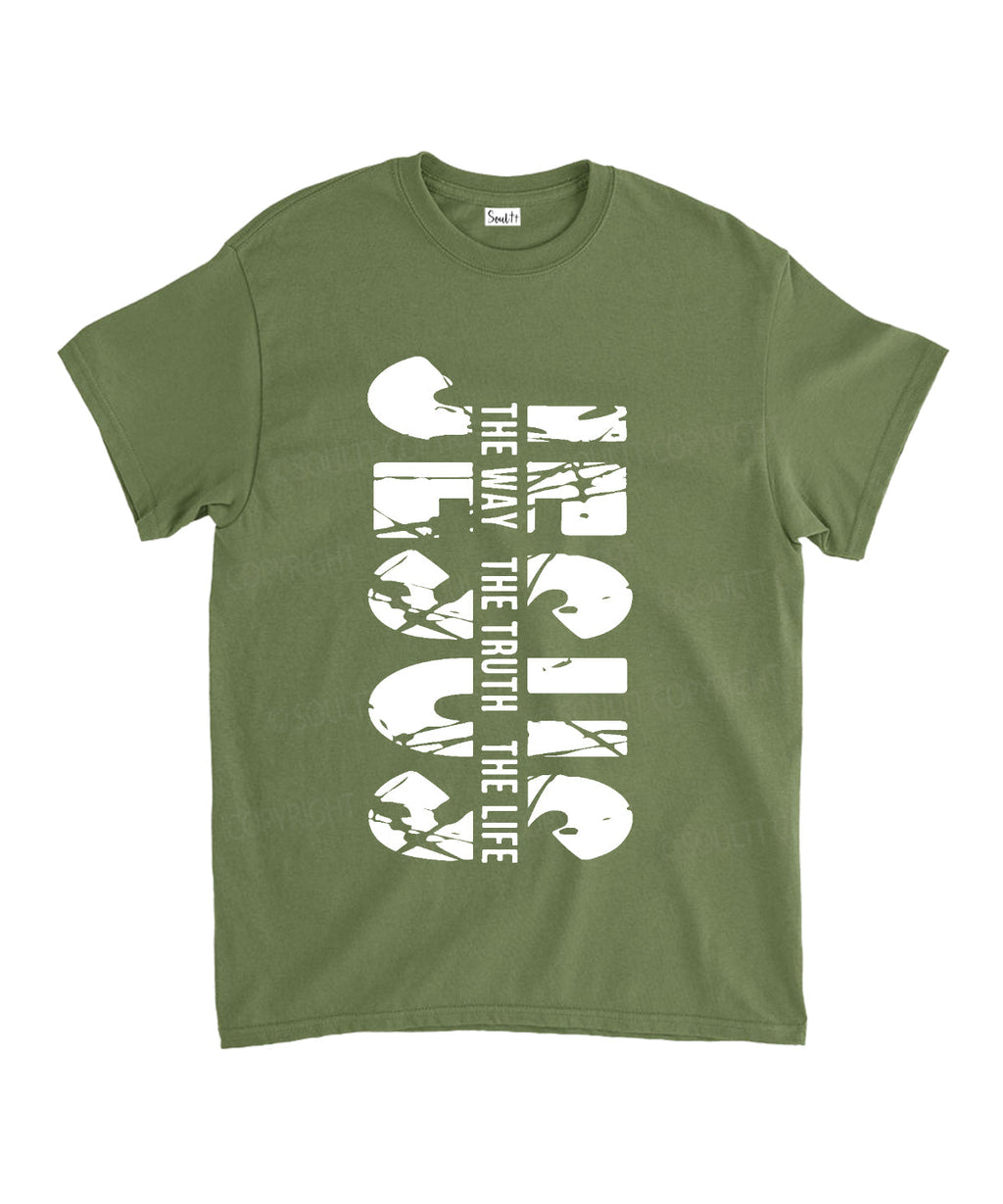 The Way The Truth The Life Unisex Cotton Christian T-Shirt Hoodie, Sweatshirt | CiraTrend.com (Image 5)