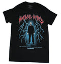 Halloween Mens T-Shirt - Michael Myers Standing in Blue Lightning Hoodie, Sweatshirt | CiraTrend.com