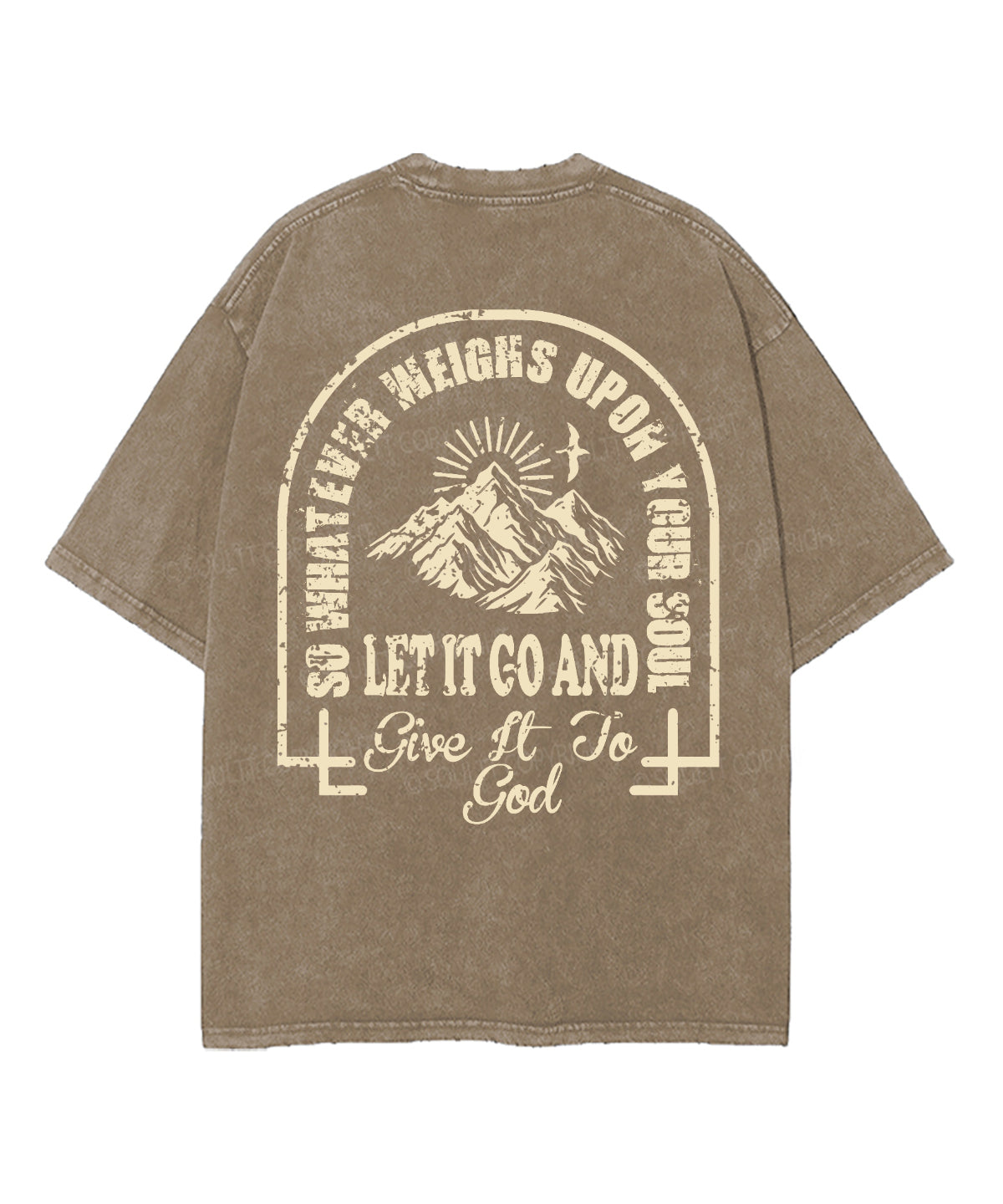 Give It To God Double Sided Unisex Washed Christian T-shirt Style002 Hoodie, Sweatshirt | CiraTrend.com (Image 3)