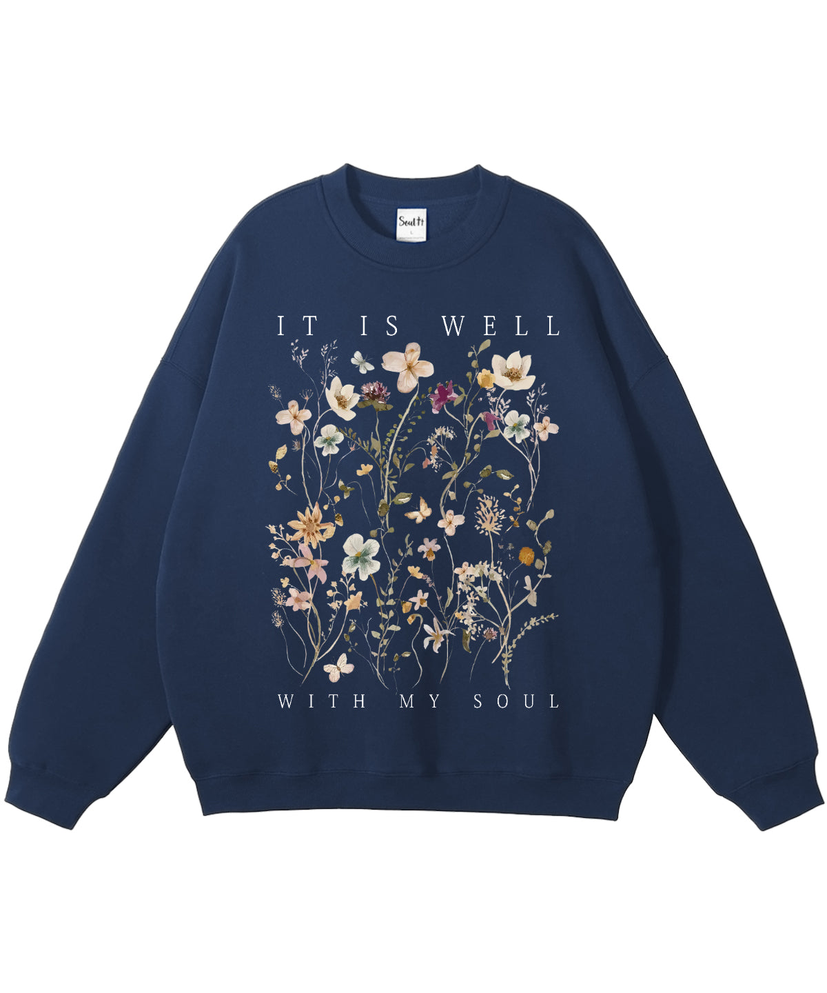 It Is Well With My Soul Cotton Christian Sweatshirt Style002 T-Shirts, Hoodie | CiraTrend.com (Image 5)