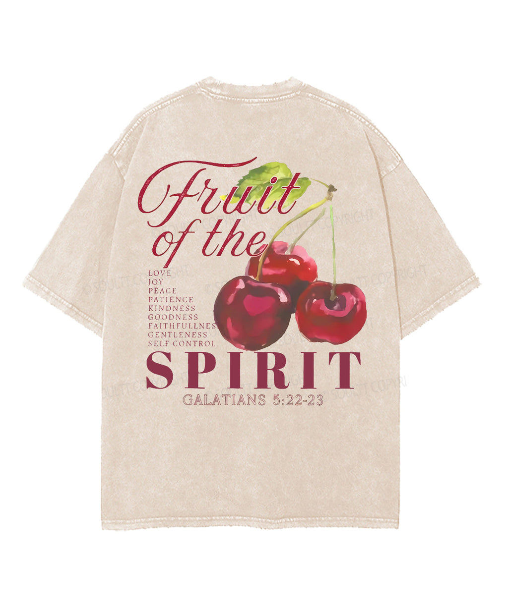 Fruit Spirit Double Sided Washed Christian Style028 T-Shirts, Hoodie, Sweatshirt