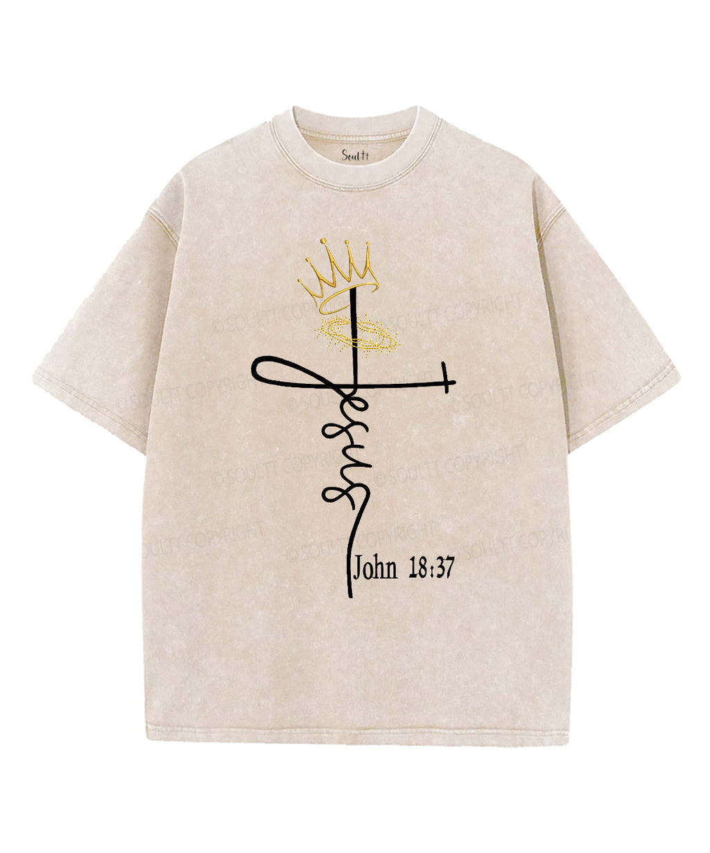 I Am King Washed Christian T-Shirts, Hoodie, Sweatshirt