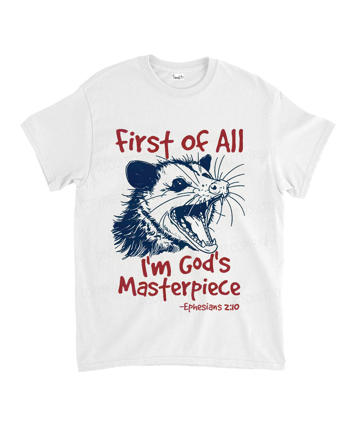 I'm God's Masterpiece Unisex Cotton Christian T-Shirt Hoodie, Sweatshirt | CiraTrend.com (Image 1)