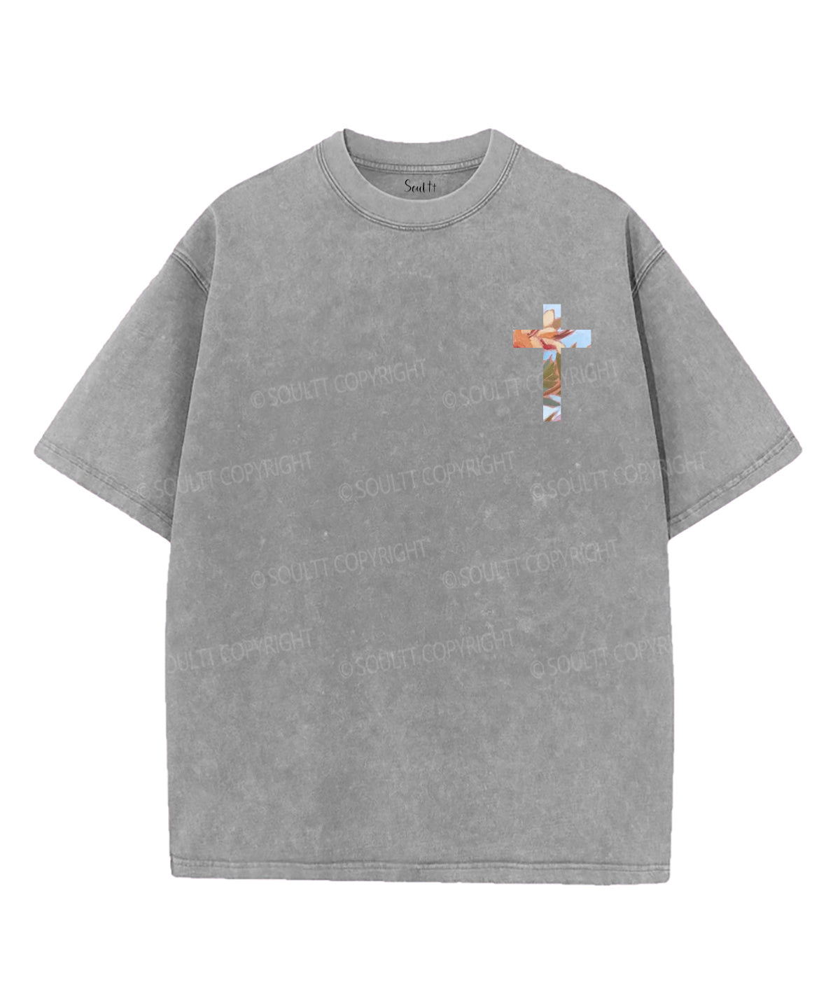 It Is Well With My Soul Double Sided Unisex Washed Christian T-shirt Style004 Hoodie, Sweatshirt | CiraTrend.com (Image 4)