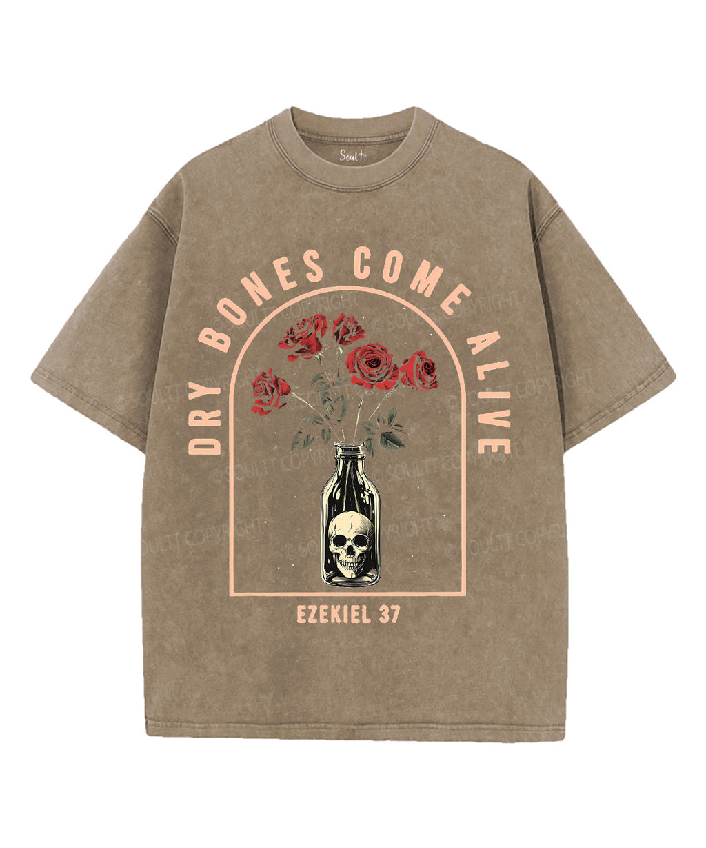 Dry Bones Come To Life Unisex Washed Christian T-shirt Style011 Hoodie, Sweatshirt | CiraTrend.com (Image 2)