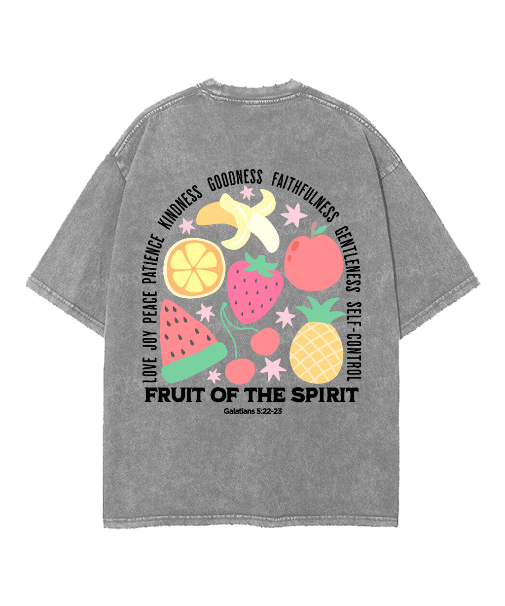 Fruit Of The Spirit Double Sided Unisex Washed Christian T-shirt Style009 Hoodie, Sweatshirt | CiraTrend.com (Image 5)