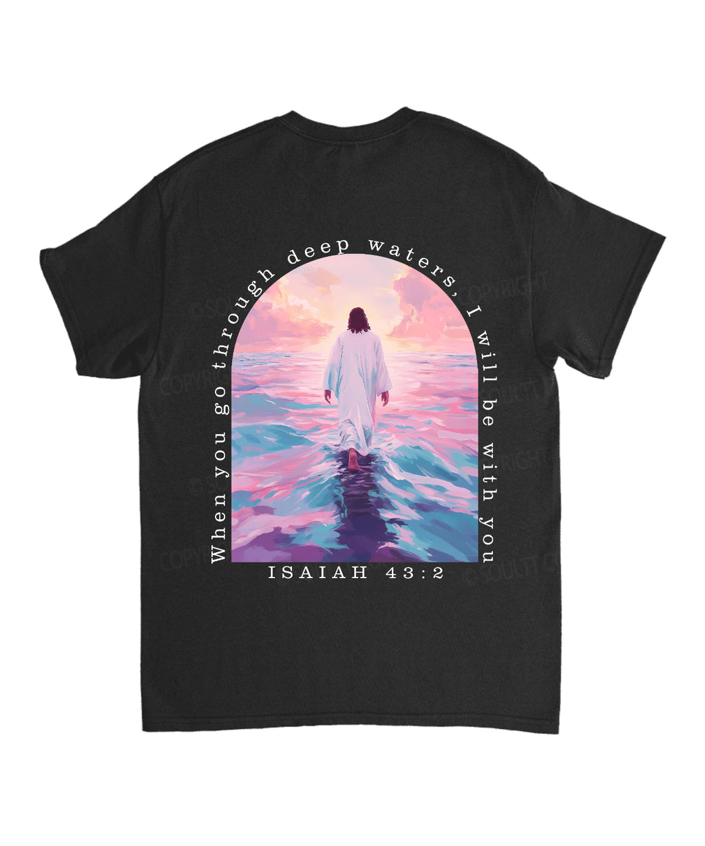 I Will Be With You Double Sided Unisex Cotton Christian T-Shirt Style009 Hoodie, Sweatshirt | CiraTrend.com (Image 5)