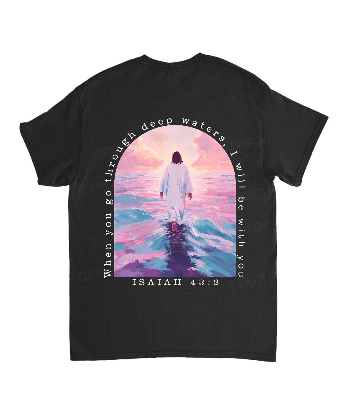 I Will Be With You Double Sided Unisex Cotton Christian T-Shirt Style009 Hoodie, Sweatshirt | CiraTrend.com (Image 5)