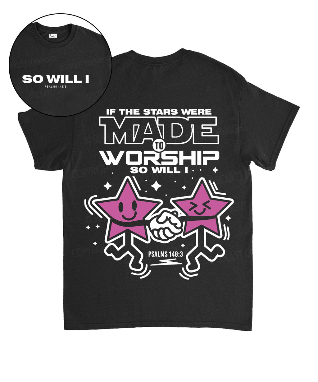 So Will I Double Sided Unisex Cotton Christian T-Shirt Style002 Hoodie, Sweatshirt | CiraTrend.com (Image 1)