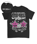 So Will I Double Sided Unisex Cotton Christian T-Shirt Style002 Hoodie, Sweatshirt | CiraTrend.com (Image 1)