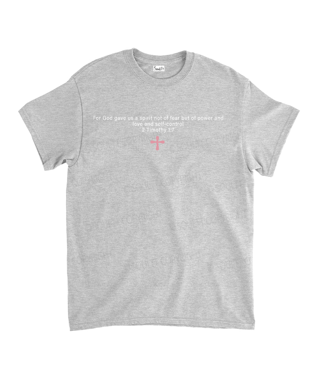 Faith Over Fear Double Side Unisex Cotton Christian T-Shirt Hoodie, Sweatshirt | CiraTrend.com (Image 4)