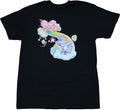 Care Bears Mens T-Shirt - Cheer Bear & Share Bear Rainbow Play Hoodie, Sweatshirt | CiraTrend.com