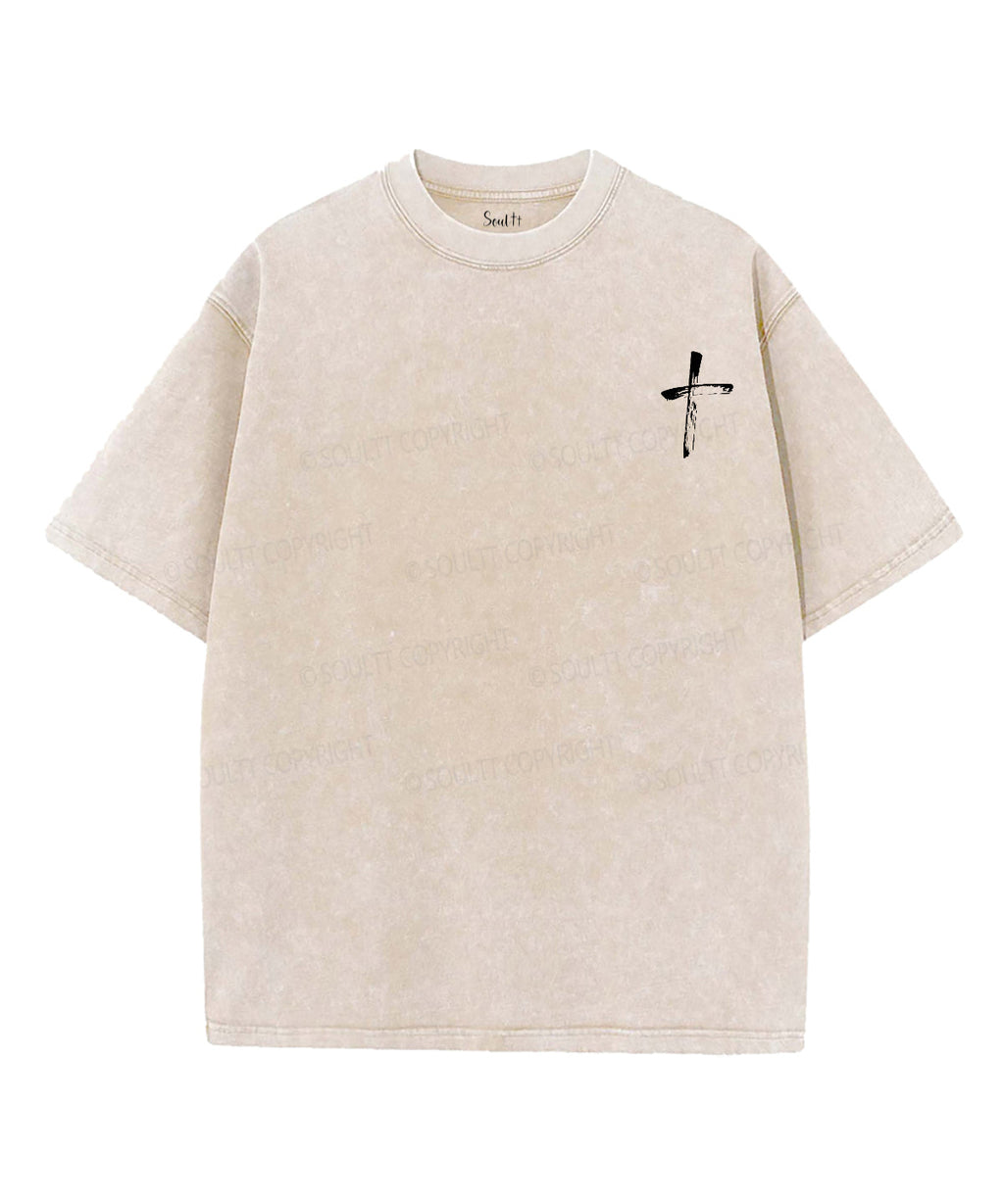 Give Me Jesus Double Sided Unisex Washed Christian T-shirt Hoodie, Sweatshirt | CiraTrend.com (Image 2)