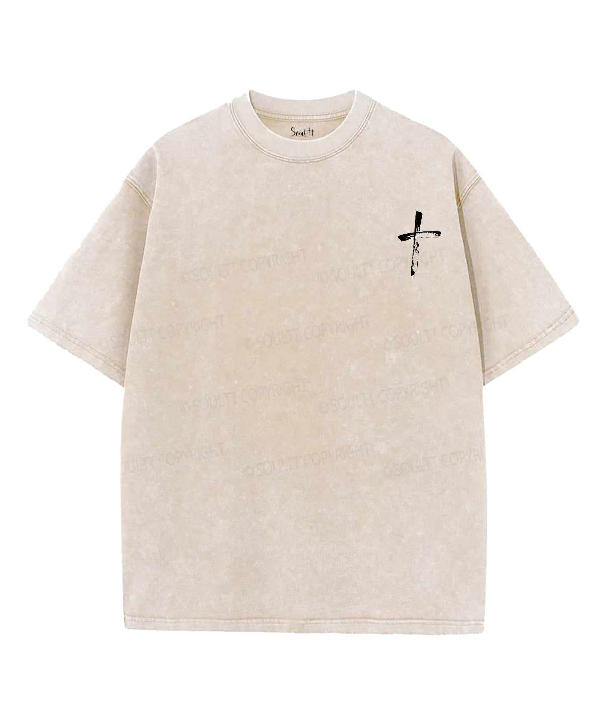 Give Me Jesus Double Sided Unisex Washed Christian T-shirt Hoodie, Sweatshirt | CiraTrend.com (Image 2)