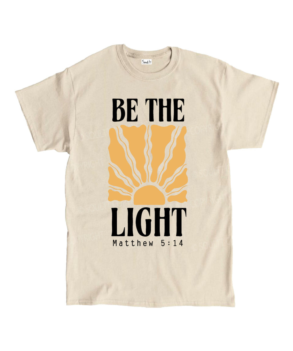 Be the Light Unisex Cotton Christian T-Shirt Hoodie, Sweatshirt | CiraTrend.com (Image 4)