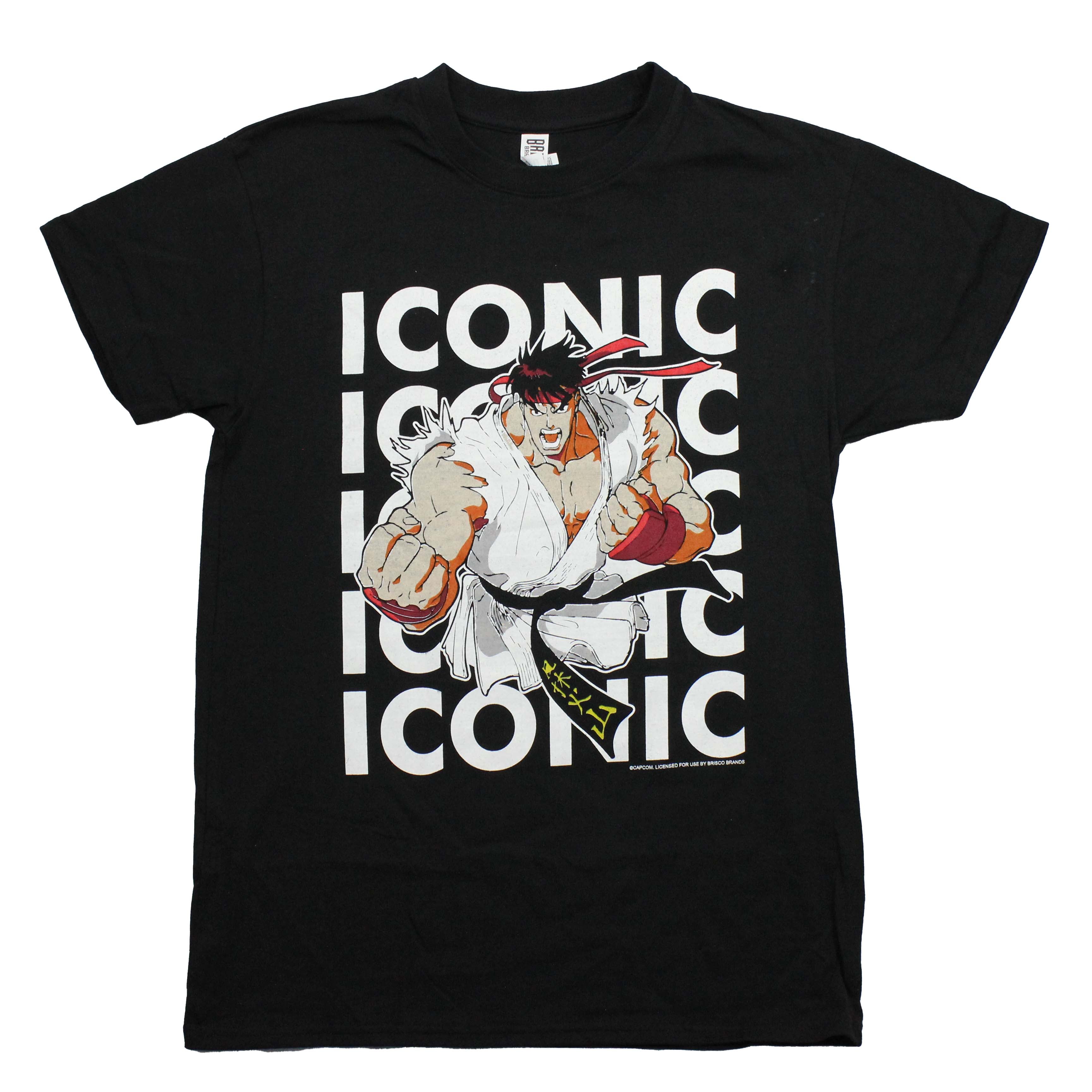 Street Fighter Mens T-Shirt - Repeat Iconic Name Behind Fighter Hoodie, Sweatshirt | CiraTrend.com