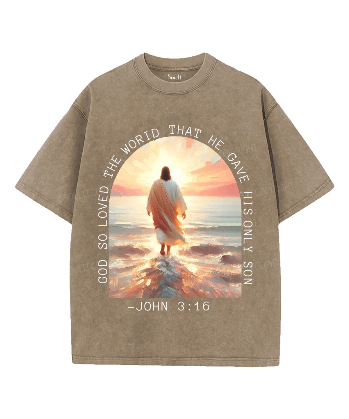God So Loved Washed Christian T-Shirts, Hoodie, Sweatshirt