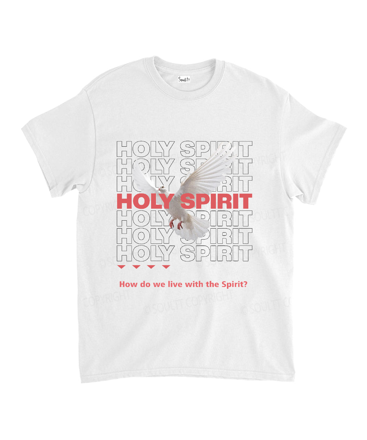 Holy Spirit Unisex Cotton Christian T-Shirt Hoodie, Sweatshirt | CiraTrend.com (Image 2)