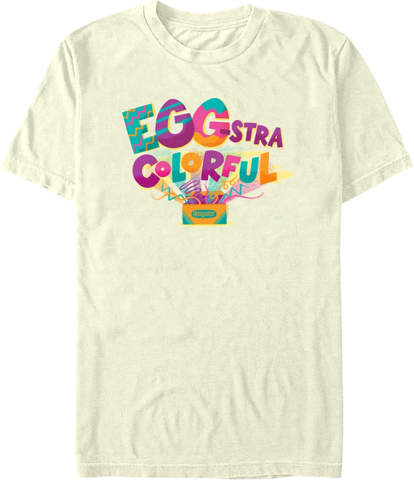 Egg-stra Colorful Crayola T-Shirt Hoodie, Sweatshirt | CiraTrend.com (Image 1)
