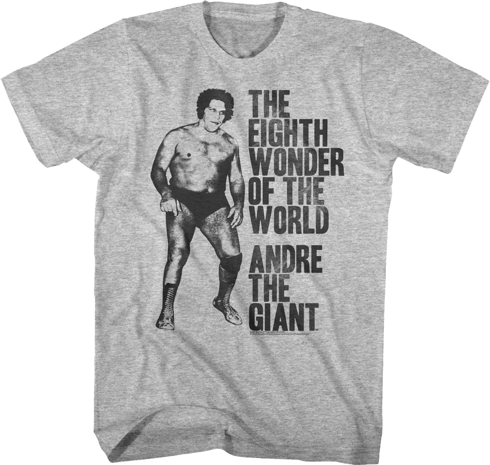 Eighth Wonder Andre The Giant T-Shirt Hoodie, Sweatshirt | CiraTrend.com (Image 1)