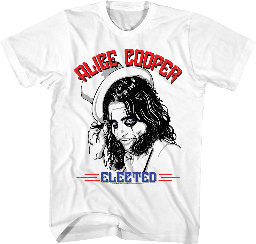 Elected Alice Cooper T-Shirt Hoodie, Sweatshirt | CiraTrend.com (Image 1)