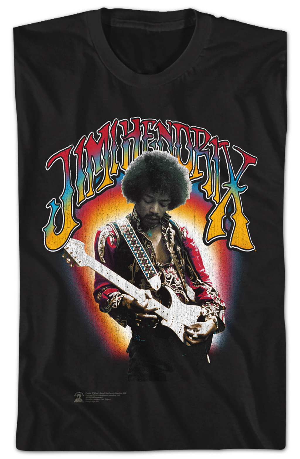 Electric Colors Jimi Hendrix T-Shirt Hoodie, Sweatshirt | CiraTrend.com (Image 2)
