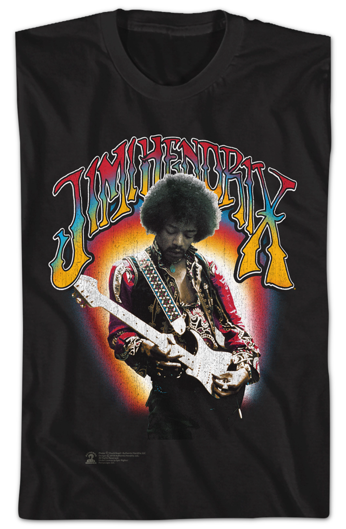 Electric Colors Jimi Hendrix T-Shirt Hoodie, Sweatshirt | CiraTrend.com (Image 2)
