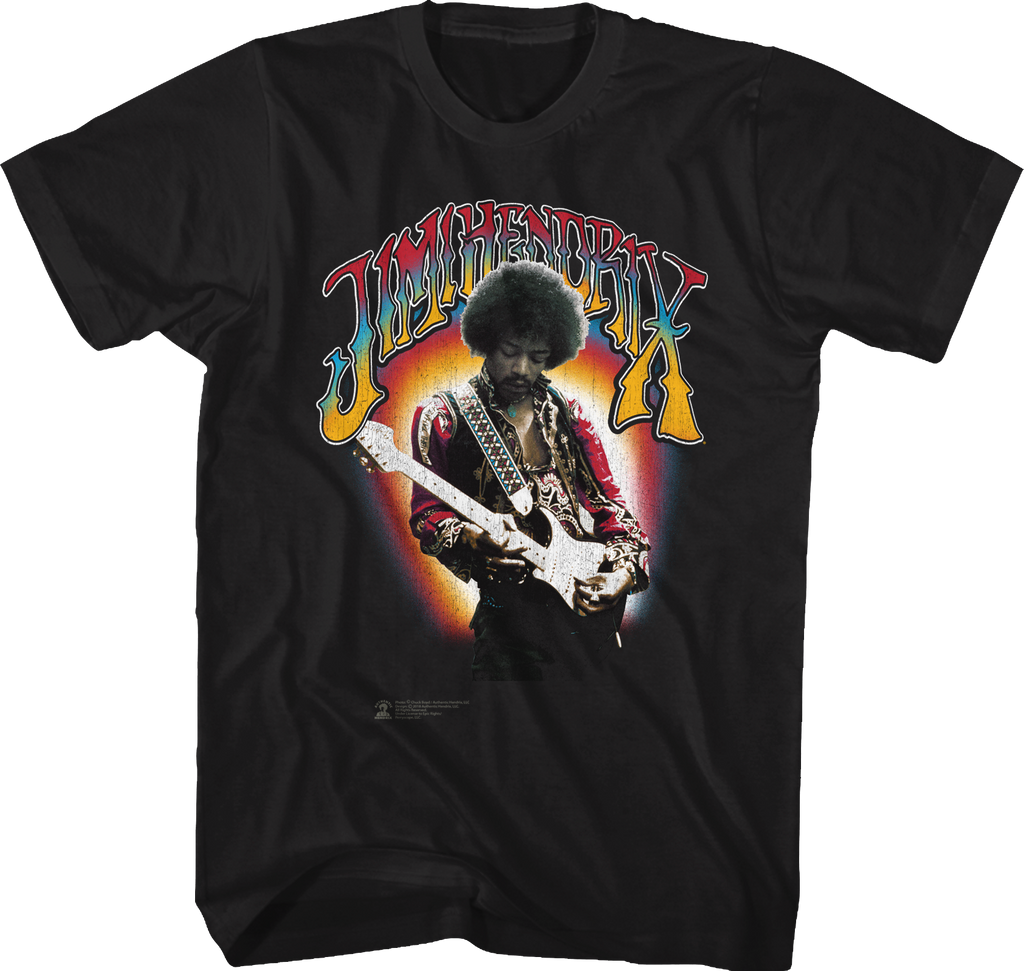 Electric Colors Jimi Hendrix T-Shirt Hoodie, Sweatshirt | CiraTrend.com (Image 1)