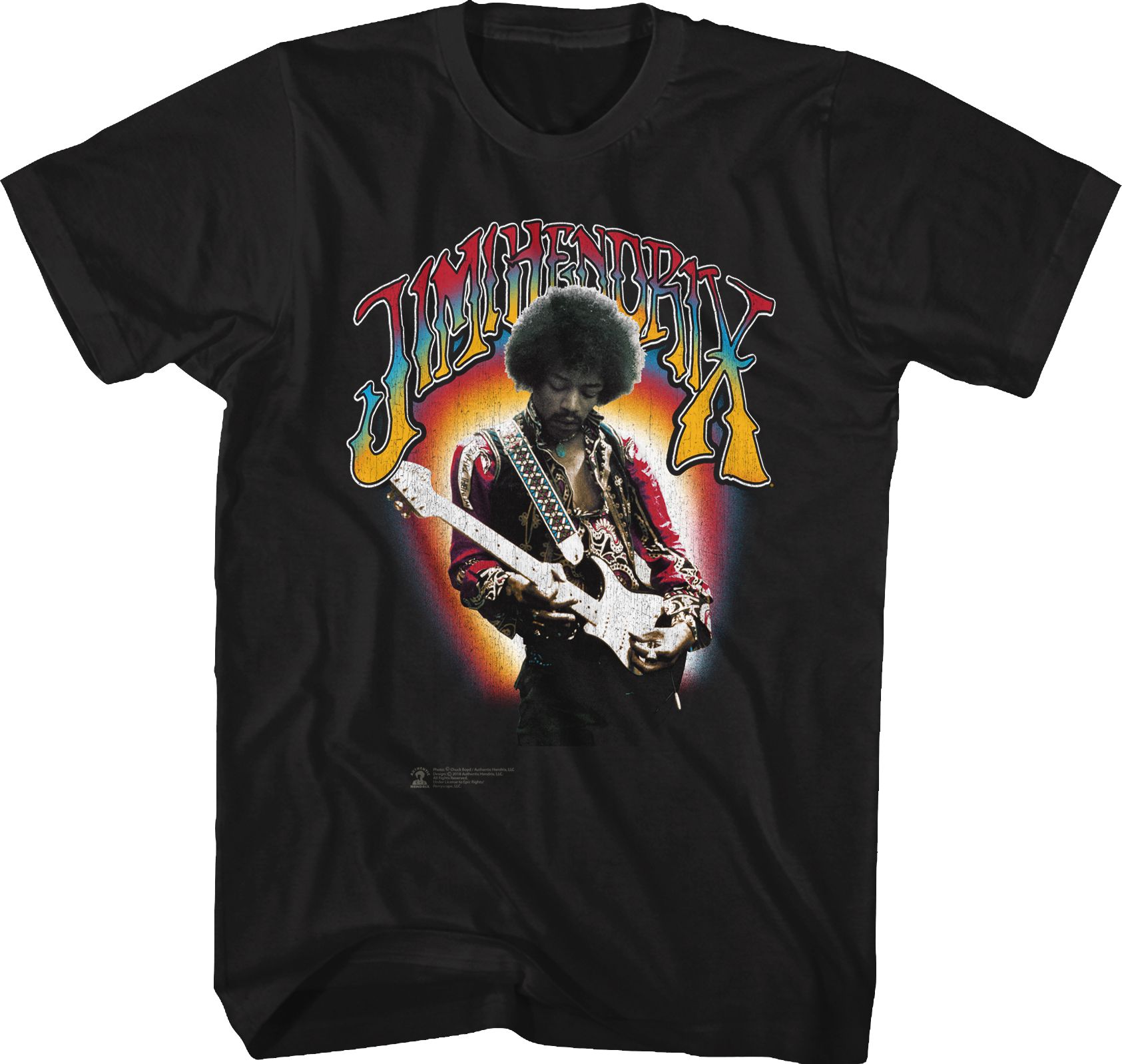 Electric Colors Jimi Hendrix T-Shirt Hoodie, Sweatshirt | CiraTrend.com (Image 1)