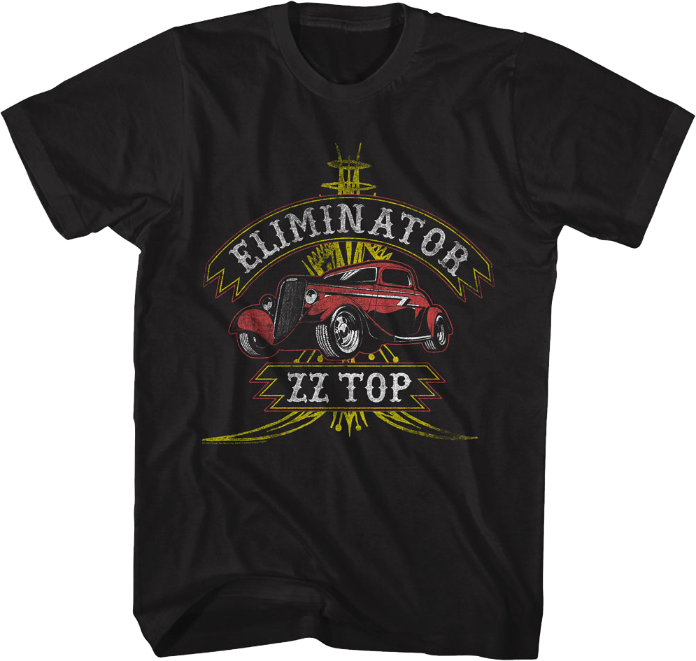 Eliminator Car ZZ Top T-Shirt Hoodie, Sweatshirt | CiraTrend.com (Image 1)