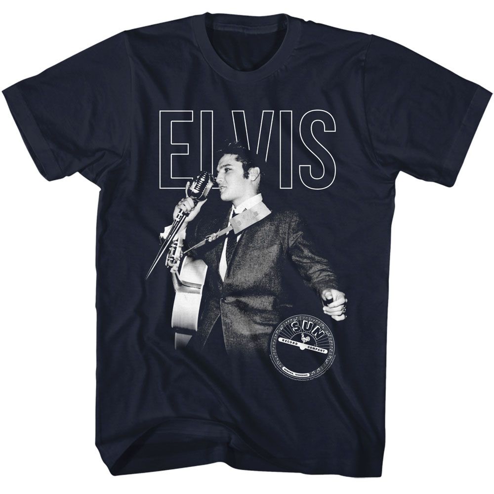 Elvis Presley - Elvis On The Mic Boyfriend Tee Hoodie, Sweatshirt | CiraTrend.com