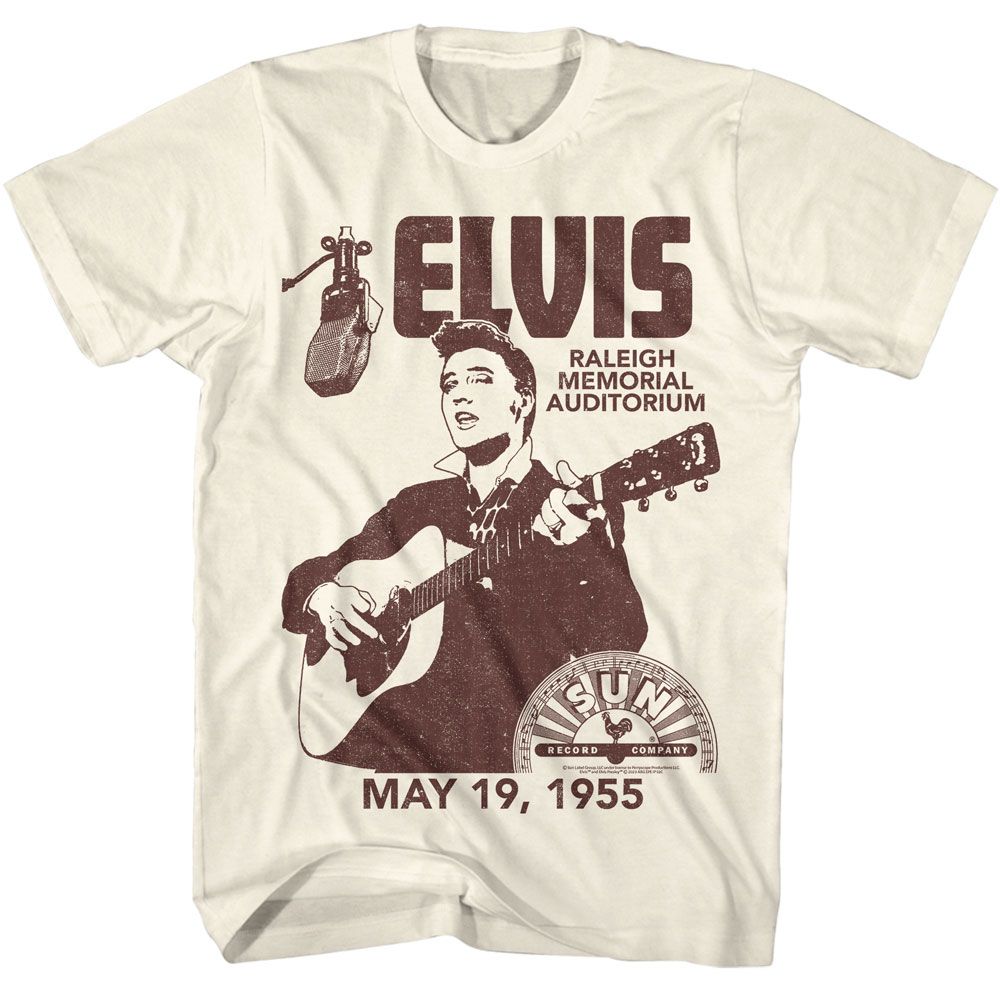 Elvis Presley - Elvis Sun Records Raleigh Auditorium T-Shirt Hoodie, Sweatshirt | CiraTrend.com