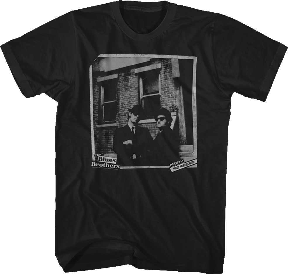 Elwood and Jake Photograph Blues Brothers T-Shirt Hoodie, Sweatshirt | CiraTrend.com (Image 1)