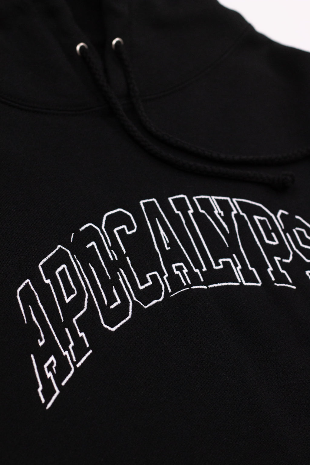 EMBROIDERED APOCALYPSE HOODIE BLACK T-Shirts, Sweatshirt | CiraTrend.com (Image 2)