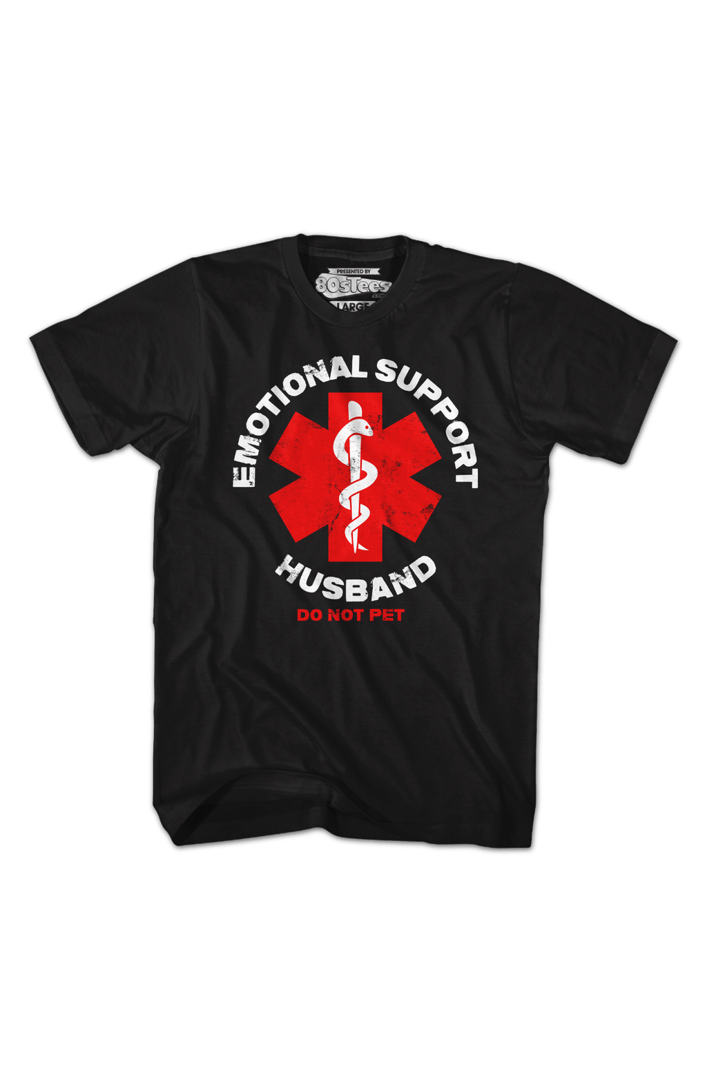 Emotional Support Husband T-Shirt Hoodie, Sweatshirt | CiraTrend.com (Image 2)