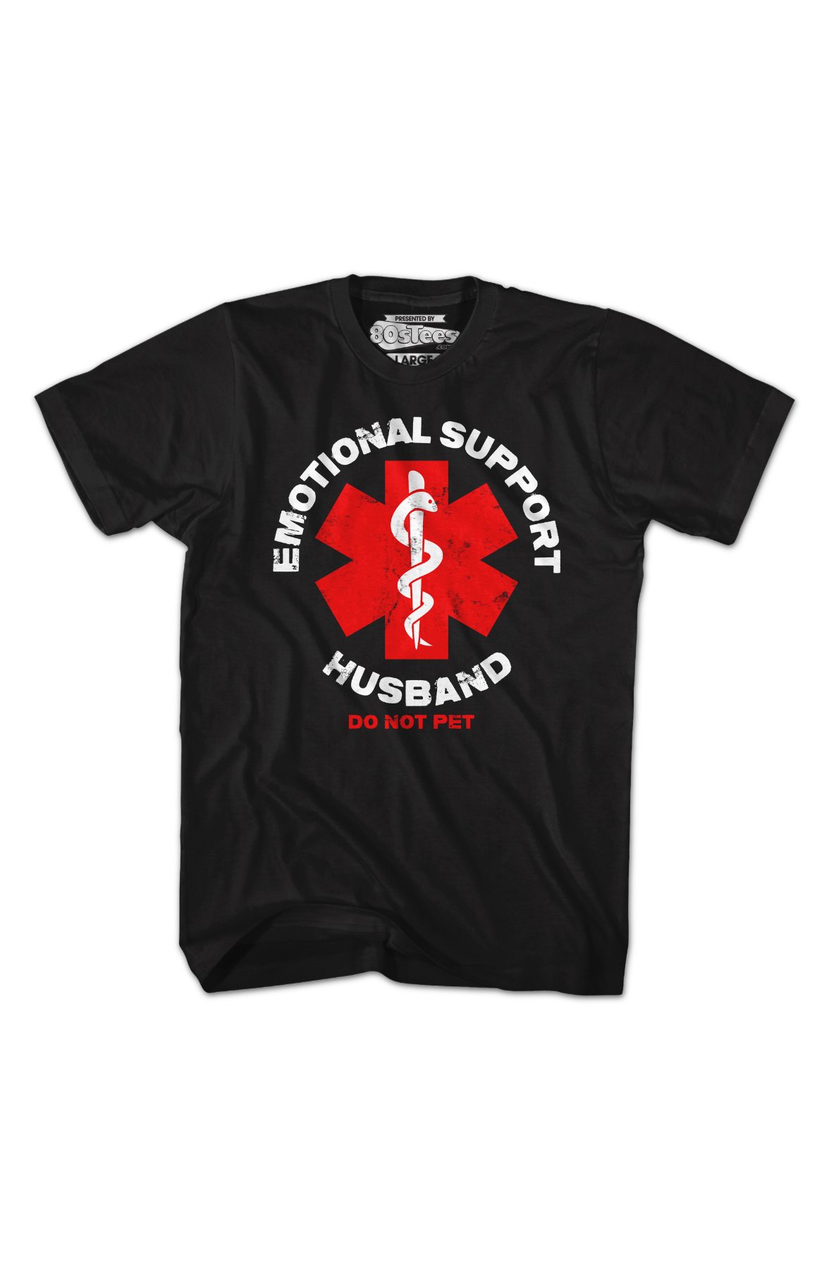 Emotional Support Husband T-Shirt Hoodie, Sweatshirt | CiraTrend.com (Image 2)