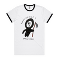 Emotionally Exhausted Ringer Tee Hoodie, Sweatshirt | CiraTrend.com (Image 1)