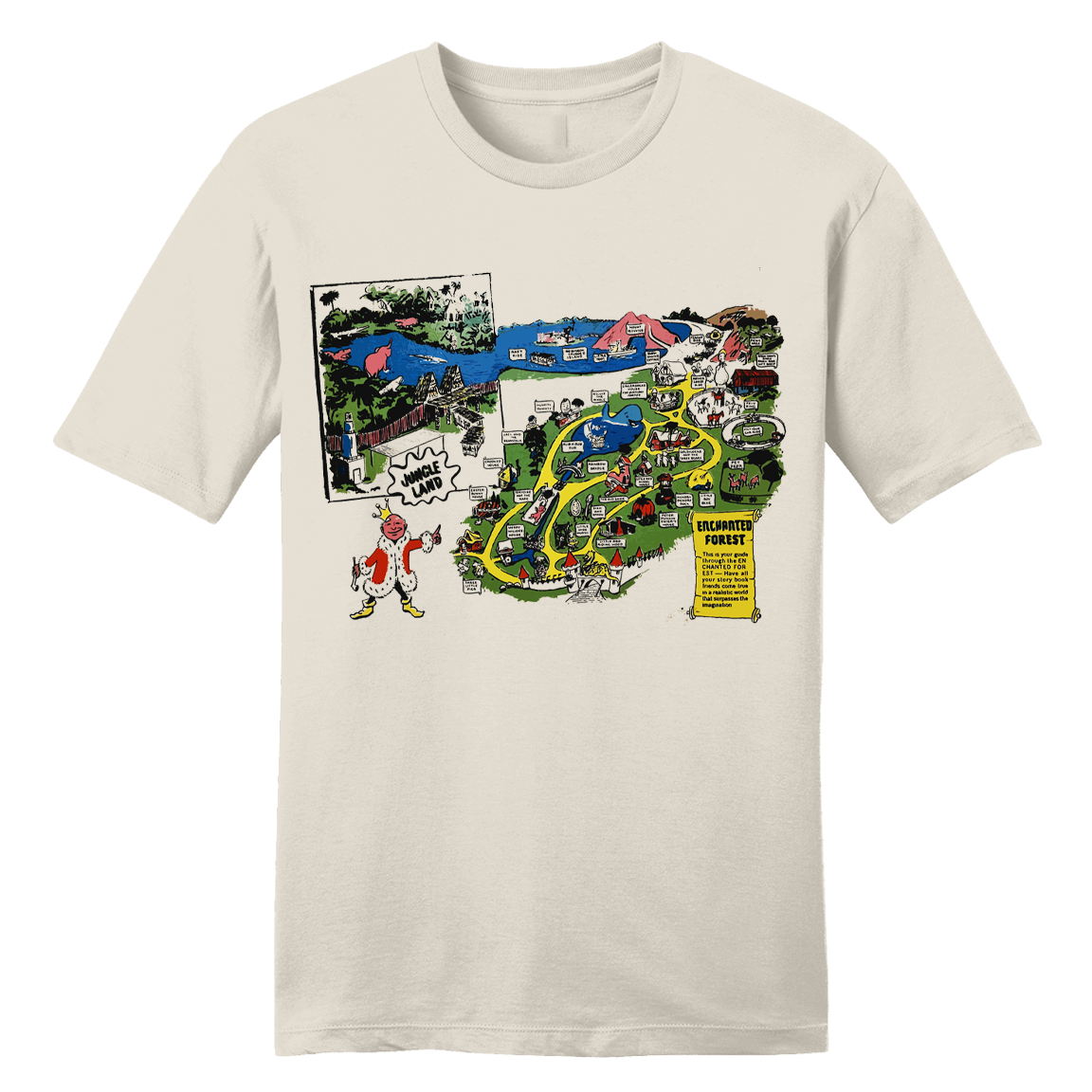 Enchanted Forest Map Tee Hoodie, Sweatshirt | CiraTrend.com