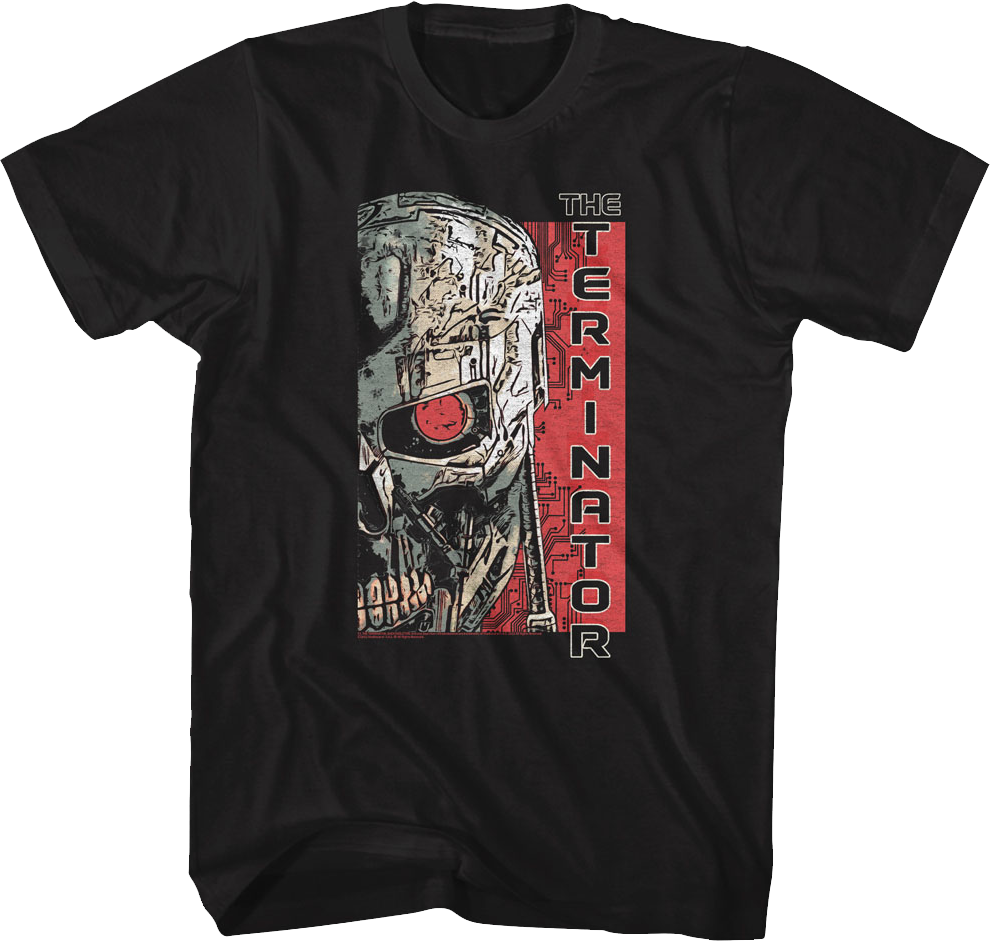 Endoskeleton Illustration Terminator T-Shirts, Hoodie, Sweatshirt