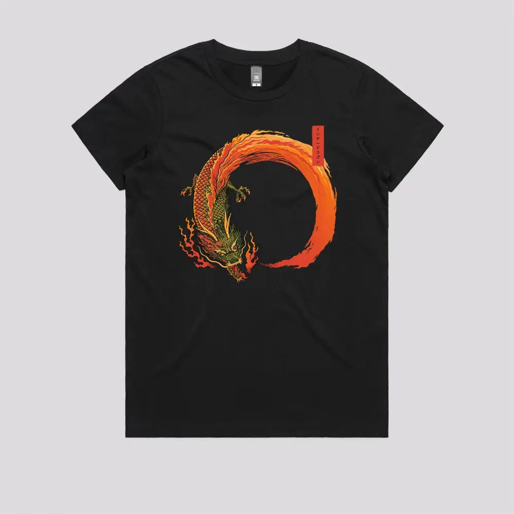 Enso Dragon Fire T-Shirt Hoodie, Sweatshirt | CiraTrend.com (Image 3)