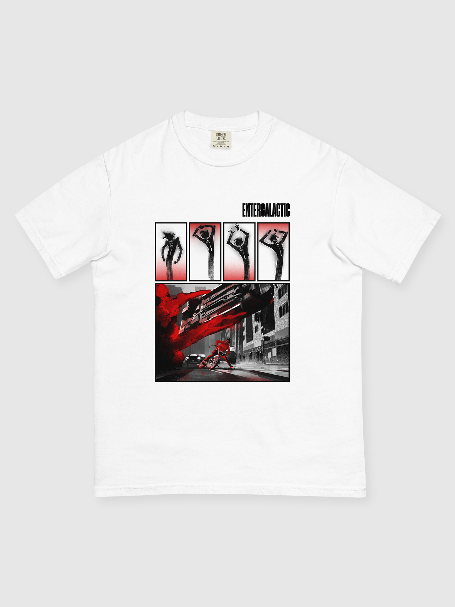 Entergalactic Mr. Rager Heavyweight Tee [White] Hoodie, Sweatshirt | CiraTrend.com (Image 1)