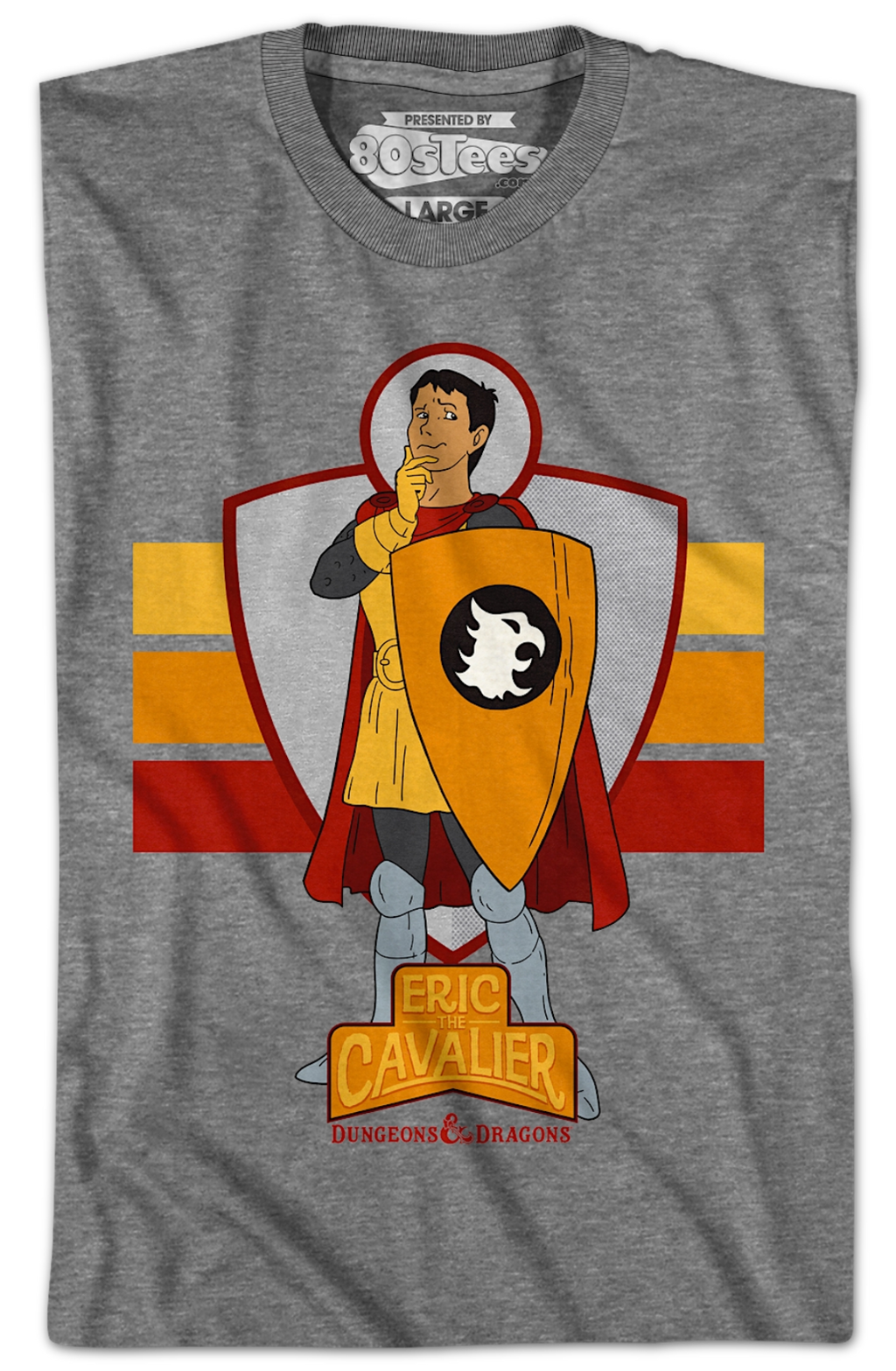Eric The Cavalier Retro Stripes Dungeons & Dragons T-Shirt Hoodie, Sweatshirt | CiraTrend.com (Image 2)