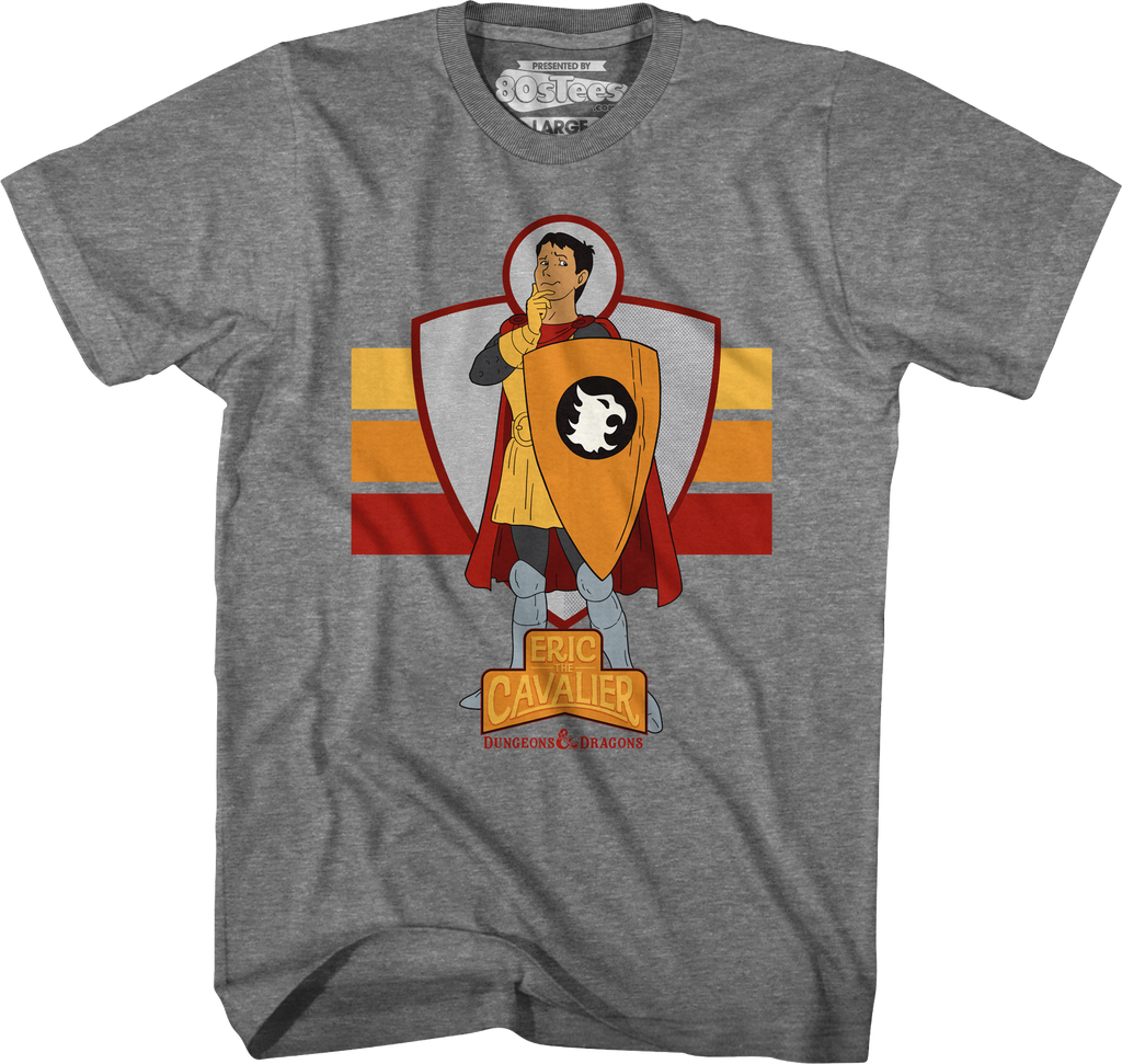 Eric The Cavalier Retro Stripes Dungeons & Dragons T-Shirt Hoodie, Sweatshirt | CiraTrend.com (Image 1)