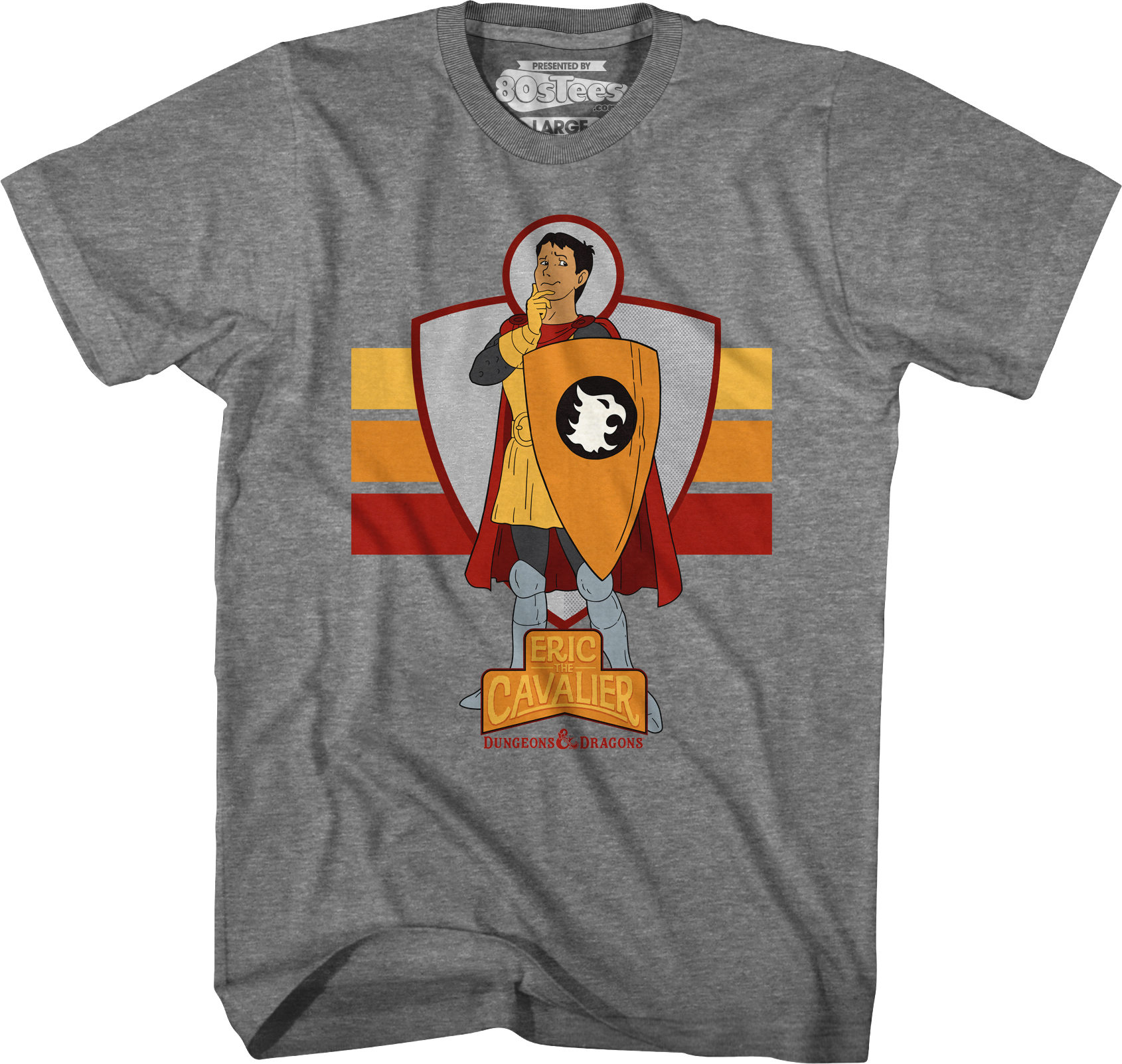 Eric The Cavalier Retro Stripes Dungeons & Dragons T-Shirt Hoodie, Sweatshirt | CiraTrend.com (Image 1)
