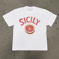 BLOOD ORANGE 'SICILY' BAGGY FADED WHITE TEE Hoodie, Sweatshirt | CiraTrend.com (Image 1)