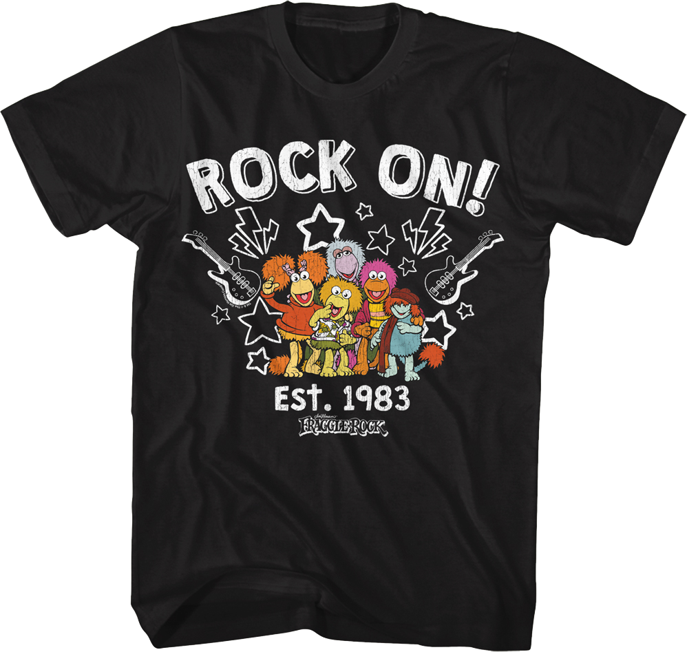 Rock On Fraggle Rock T-Shirt Hoodie, Sweatshirt | CiraTrend.com (Image 1)