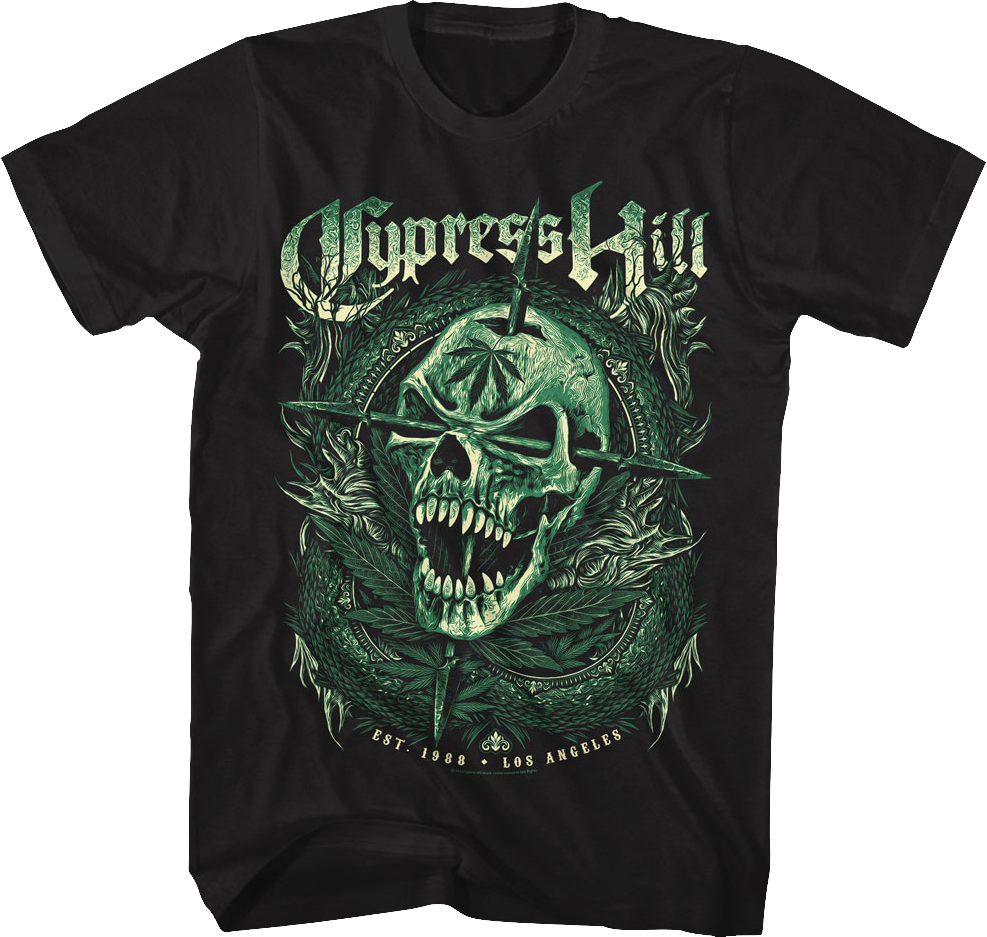Est. 1988 Cypress Hill T-Shirt Hoodie, Sweatshirt | CiraTrend.com (Image 1)